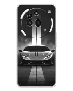 Чехол для Nothing Phone (3a) Pro с картинкой «Lamborghini симметрия дорог» Чехол для Nothing Phone (3a) Pro с картинкой «Lamborghini симметрия дорог»