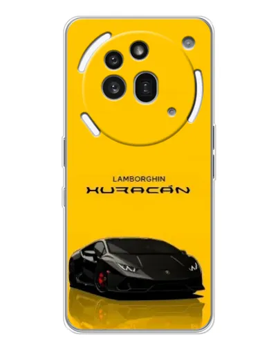 Чехол для Nothing Phone (3a) Pro с картинкой «Lamborghini Huracan черный»