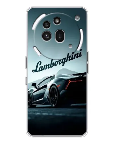 Чехол для Nothing Phone (3a) Pro с картинкой «Классическая надпись Lamborghini»