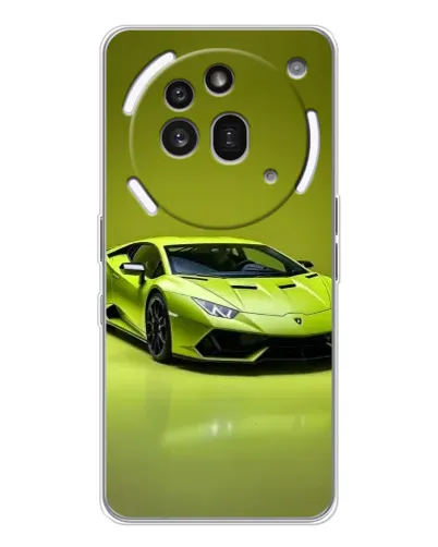 Чехол для Nothing Phone (3a) Pro с картинкой «Салатовый Lamborghini Huracan»