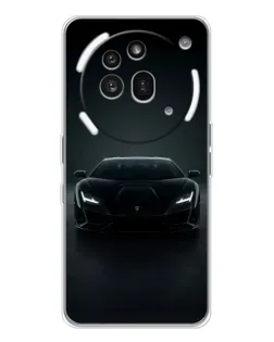 Чехол для Nothing Phone (3a) Pro с картинкой «Черный Lamborghini Aventador» Чехол для Nothing Phone (3a) Pro с картинкой «Черный Lamborghini Aventador»