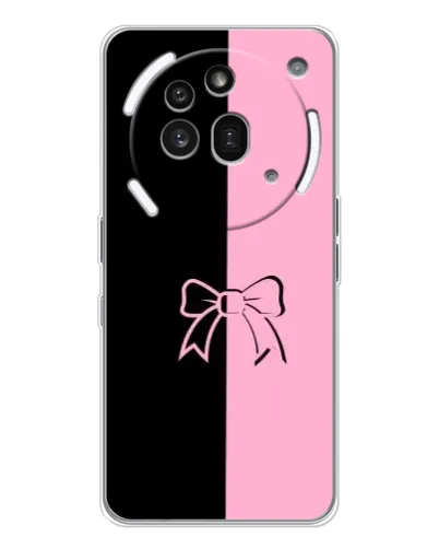 Чехол для Nothing Phone (3a) Pro с картинкой «Половинки банта»