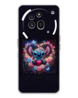 Чехол для Nothing Phone (3a) Pro с картинкой «Stitch в цветах» Чехол для Nothing Phone (3a) Pro с картинкой «Stitch в цветах»