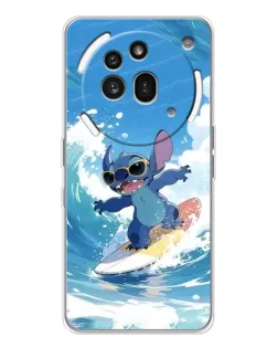 Чехол для Nothing Phone (3a) Pro с картинкой «Стич на волне» Чехол для Nothing Phone (3a) Pro с картинкой «Стич на волне»