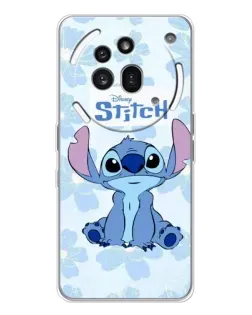 Чехол для Nothing Phone (3a) Pro с картинкой «Stitch среди цветов» Чехол для Nothing Phone (3a) Pro с картинкой «Stitch среди цветов»