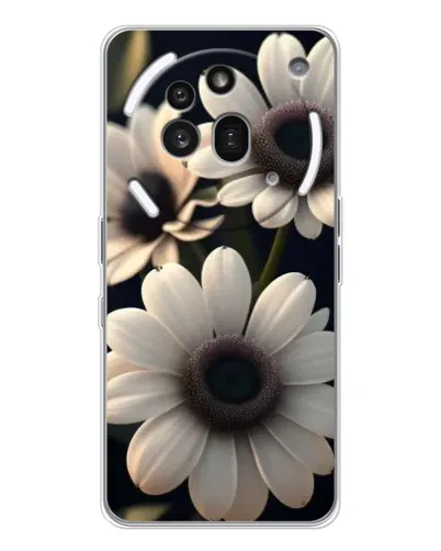Чехол для Nothing Phone (3a) Pro с картинкой «Белые маргаритки макро» Чехол для Nothing Phone (3a) Pro с картинкой «Белые маргаритки макро»