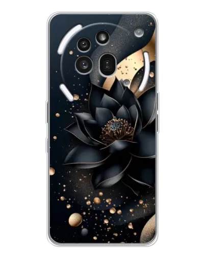 Чехол для Nothing Phone (3a) Pro с картинкой «Черный лотос» Чехол для Nothing Phone (3a) Pro с картинкой «Черный лотос»