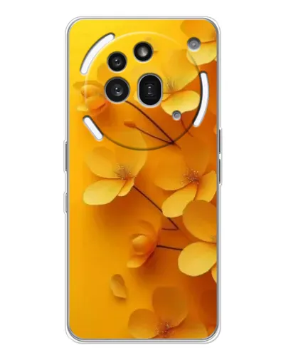 Чехол для Nothing Phone (3a) Pro с картинкой «Золотые лепестки» Чехол для Nothing Phone (3a) Pro с картинкой «Золотые лепестки»