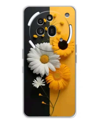 Чехол для Nothing Phone (3a) Pro с картинкой «Подсолнух и ромашка» Чехол для Nothing Phone (3a) Pro с картинкой «Подсолнух и ромашка»
