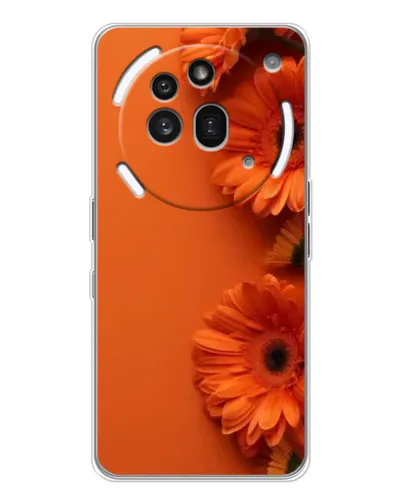 Чехол для Nothing Phone (3a) Pro с картинкой «Оранжевые герберы» Чехол для Nothing Phone (3a) Pro с картинкой «Оранжевые герберы»