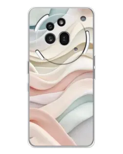 Чехол для Nothing Phone (3a) Pro с картинкой «Пастельные нежные волны»