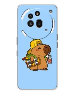 Чохол для Nothing Phone (3a) Pro з картинкою «Капібара на скейті»