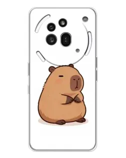Чохол для Nothing Phone (3a) Pro з картинкою «Товстенька капібара»