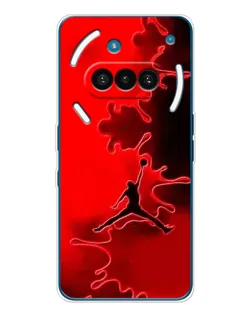 Чехол для Nothing Phone (3a) с картинкой «Jordan Red Smoke» Чехол для Nothing Phone (3a) с картинкой «Jordan Red Smoke»