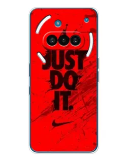 Чехол для Nothing Phone (3a) с картинкой «Nike Just Do It» Чехол для Nothing Phone (3a) с картинкой «Nike Just Do It»