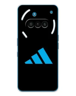Чехол для Nothing Phone (3a) с картинкой «Adidas Cyan Logo»