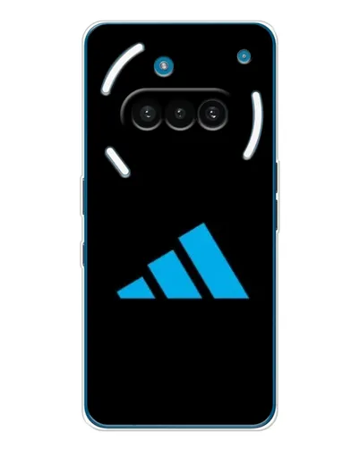 Чехол для Nothing Phone (3a) с картинкой «Adidas Cyan Logo»
