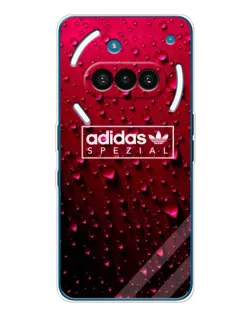 Чехол для Nothing Phone (3a) с картинкой «Adidas Gold Marble»