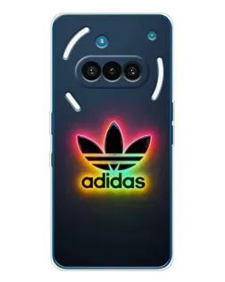 Чехол для Nothing Phone (3a) с картинкой «Неоновый Adidas»