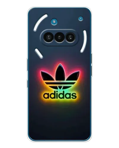Чехол для Nothing Phone (3a) с картинкой «Неоновый Adidas»