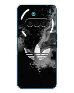 Чехол для Nothing Phone (3a) с картинкой «Абстрактный дым Adidas»