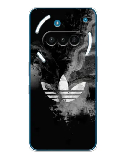 Чехол для Nothing Phone (3a) с картинкой «Абстрактный дым Adidas»