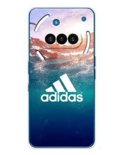 Чехол для Nothing Phone (3a) с картинкой «Океанская глубина адидас»