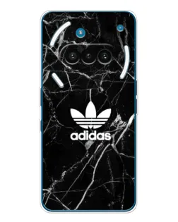 Чехол для Nothing Phone (3a) с картинкой «Белый мрамор Adidas»