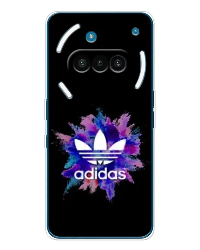 Чехол для Nothing Phone (3a) с картинкой «Взрыв красок Adidas»