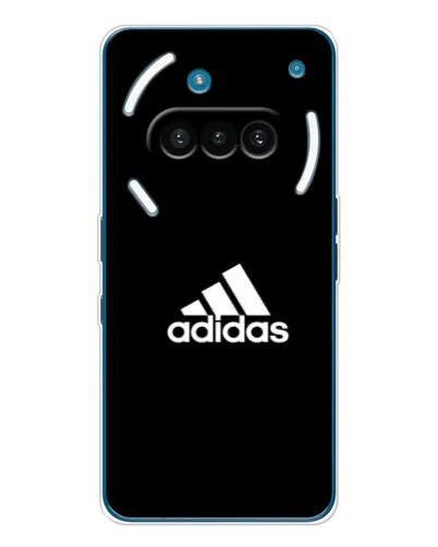 Чехол для Nothing Phone (3a) с картинкой «Черная классика Adidas»