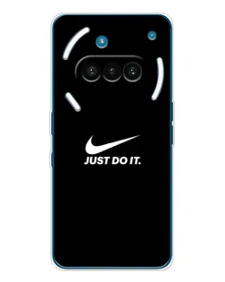 Чехол для Nothing Phone (3a) с картинкой «Минимализм от Nike» Чехол для Nothing Phone (3a) с картинкой «Минимализм от Nike»