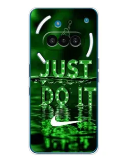 Чехол для Nothing Phone (3a) с картинкой «Зеленый неоновый Nike» Чехол для Nothing Phone (3a) с картинкой «Зеленый неоновый Nike»