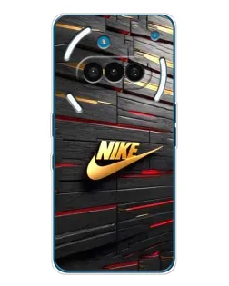 Чехол для Nothing Phone (3a) с картинкой «Золотой Nike на металле» Чехол для Nothing Phone (3a) с картинкой «Золотой Nike на металле»