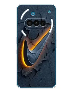 Чехол для Nothing Phone (3a) с картинкой «Объемный логотип Найк» Чехол для Nothing Phone (3a) с картинкой «Объемный логотип Найк»