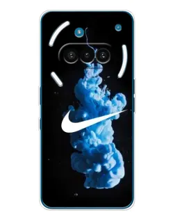 Чехол для Nothing Phone (3a) с картинкой «Nike и синий дым» Чехол для Nothing Phone (3a) с картинкой «Nike и синий дым»