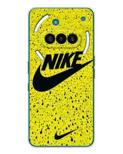 Чехол для Nothing Phone (3a) с картинкой «Желтый текстурный Nike» Чехол для Nothing Phone (3a) с картинкой «Желтый текстурный Nike»