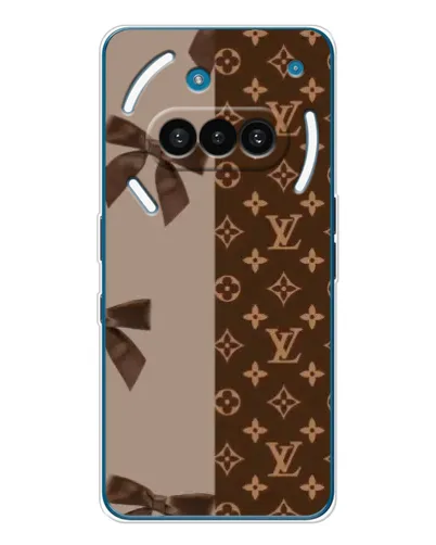 Чехол для Nothing Phone (3a) с картинкой «Louis Vuitton — банты» Чехол для Nothing Phone (3a) с картинкой «Louis Vuitton — банты»