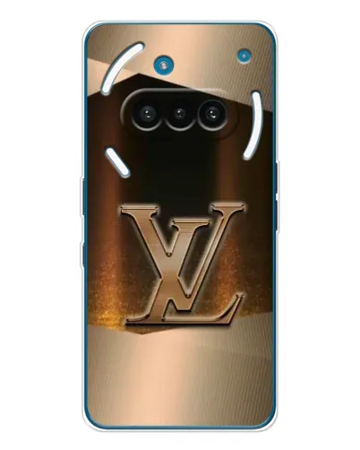 Чехол для Nothing Phone (3a) с картинкой «LV — золотое сияние» Чехол для Nothing Phone (3a) с картинкой «LV — золотое сияние»