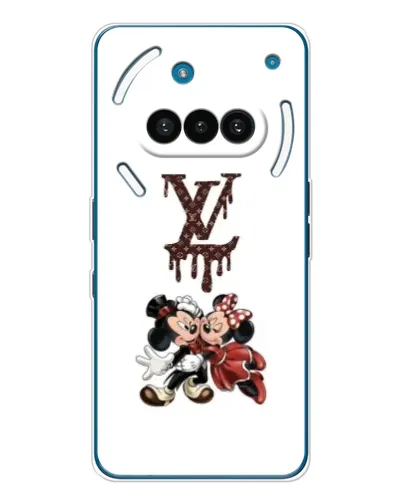 Чехол для Nothing Phone (3a) с картинкой «LV и Микки Маус» Чехол для Nothing Phone (3a) с картинкой «LV и Микки Маус»