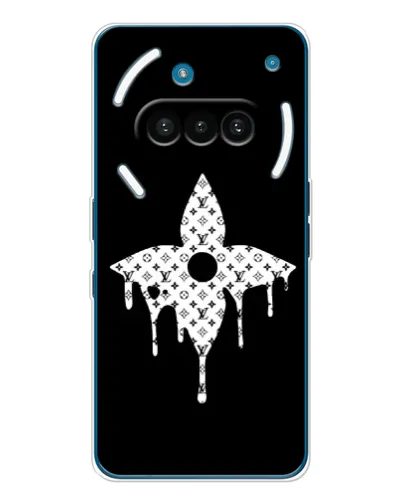 Чехол для Nothing Phone (3a) с картинкой «Цветочная монограмма» Чехол для Nothing Phone (3a) с картинкой «Цветочная монограмма»