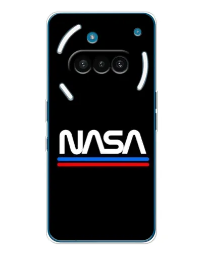 Чехол для Nothing Phone (3a) с картинкой «NASA — классика Red Blue» Чехол для Nothing Phone (3a) с картинкой «NASA — классика Red Blue»