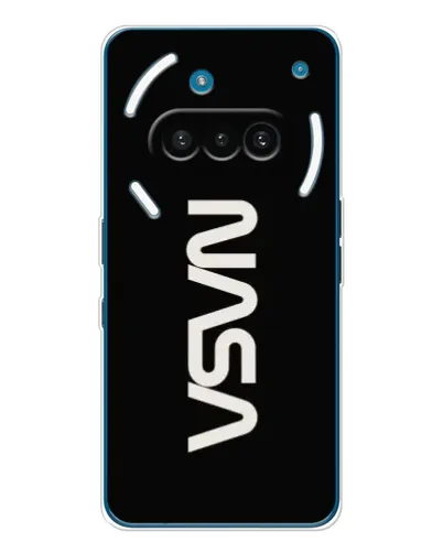 Чехол для Nothing Phone (3a) с картинкой «NASA — вертикальный логотип» Чехол для Nothing Phone (3a) с картинкой «NASA — вертикальный логотип»