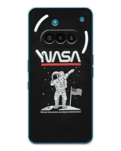 Чехол для Nothing Phone (3a) с картинкой «NASA — шагаем по Луне» Чехол для Nothing Phone (3a) с картинкой «NASA — шагаем по Луне»