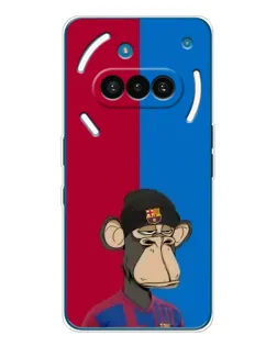 Чохол для Nothing Phone (3a) з картинкою «Bored Ape — фанат Барси»