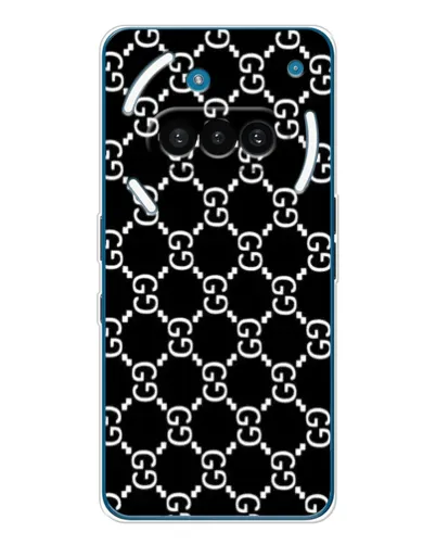 Чехол для Nothing Phone (3a) с картинкой «Gucci — сетчатый паттерн» Чехол для Nothing Phone (3a) с картинкой «Gucci — сетчатый паттерн»