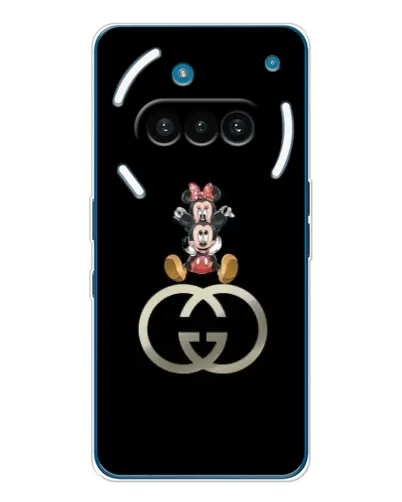 Чехол для Nothing Phone (3a) с картинкой «Минни Маус на лого» Чехол для Nothing Phone (3a) с картинкой «Минни Маус на лого»