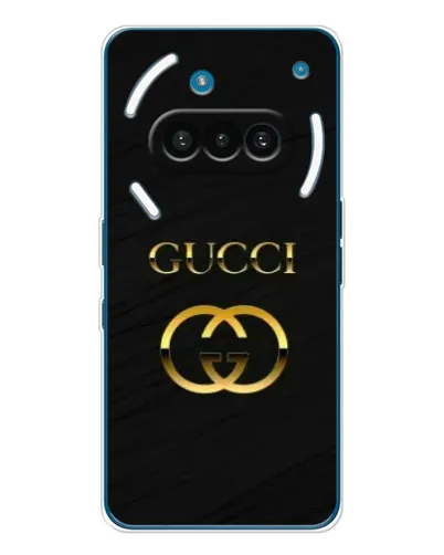 Чехол для Nothing Phone (3a) с картинкой «Золотой логотип Gucci» Чехол для Nothing Phone (3a) с картинкой «Золотой логотип Gucci»