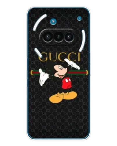 Чехол для Nothing Phone (3a) с картинкой «Микки Маус Gucci» Чехол для Nothing Phone (3a) с картинкой «Микки Маус Gucci»