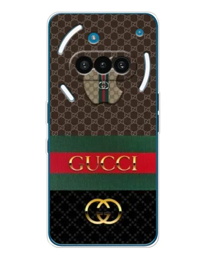 Чехол для Nothing Phone (3a) с картинкой «Gucci — брендированный десерт» Чехол для Nothing Phone (3a) с картинкой «Gucci — брендированный десерт»