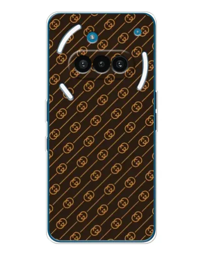 Чехол для Nothing Phone (3a) с картинкой «Gucci — золотые диагонали» Чехол для Nothing Phone (3a) с картинкой «Gucci — золотые диагонали»